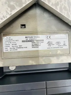 Mettler Toledo BCA-222-60U-1101-111 Parcel Scale w/ Bluetooth 150x0.05lb Refurbished
