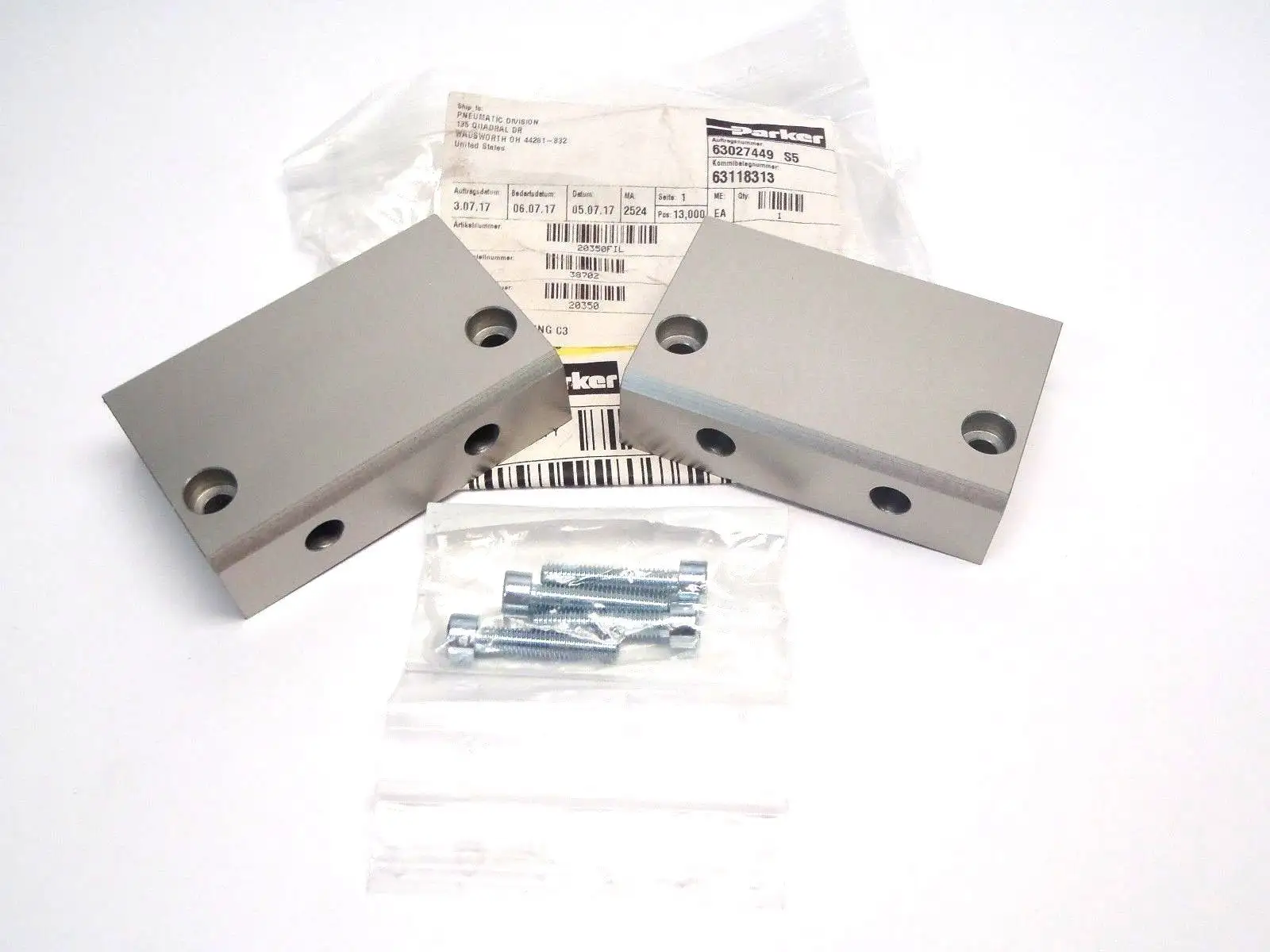 USED PARKER TYPE C3 FOOT MOUNT 50MM (SET)