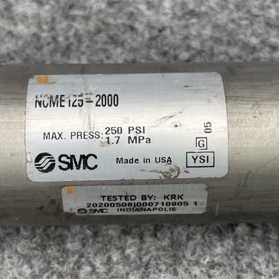 Used SMC NCME125-2000 Pneumatic Cylinders California US | Davliegogo LLC #1705745