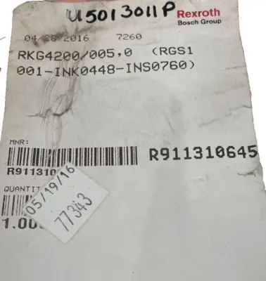 NEW BOSCH REXROTH R911310645 SERVO CABLE