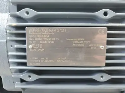 Used SEW-EURODRIVE KA47 DRE90L4 1740/110RPM 1.5HP 15.86 RATIO GEAR MOTOR Gearmotors South Carolina US | Palmetto Automation #1160839