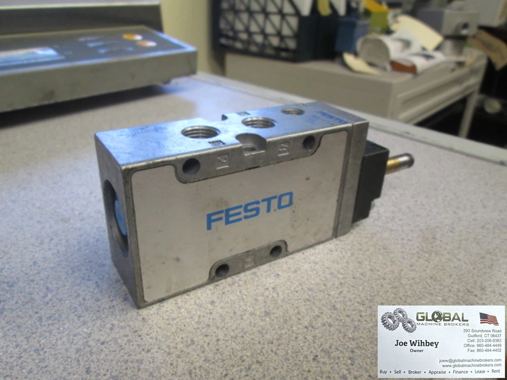 Festo MFH-5-1/4-B Solenoid Valve, Electrical Actuator 28-145 PSI