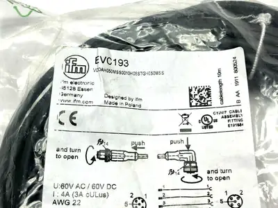 NEW IFM CONNECTION CABLE