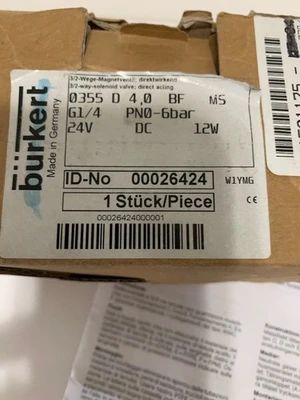 NEW Burkert 00026424
