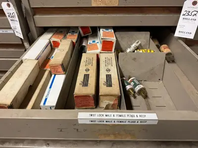 VIDMAR STYLE MICROFORM FILE CABINET 10 DRAWER (NO CONTENTS)