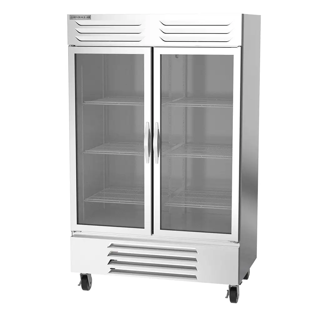 Beverage-Air FB49HC-1G 52" Vist® Two Section Reach In Freezer, (2) Left/right Hinge Glass Doors, 115v