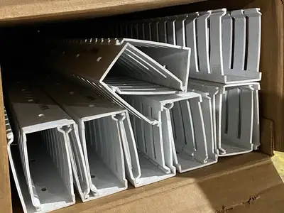 G1.5X3WH6 | Panduit  PVC Wide Slot Base Wiring Duct 1.5" x 3" 72ft White - New Other