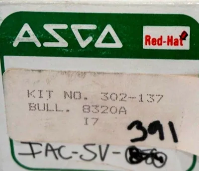 NEW ASCO 302-137 REBUILD KIT 302137