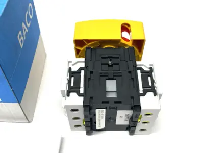 New | in-Stock BACO Emergency Disconnect Switch 4-Poles, 63A Current 222 105 Relays & Switches Michigan US | Maverick Industrial Sales #1400762