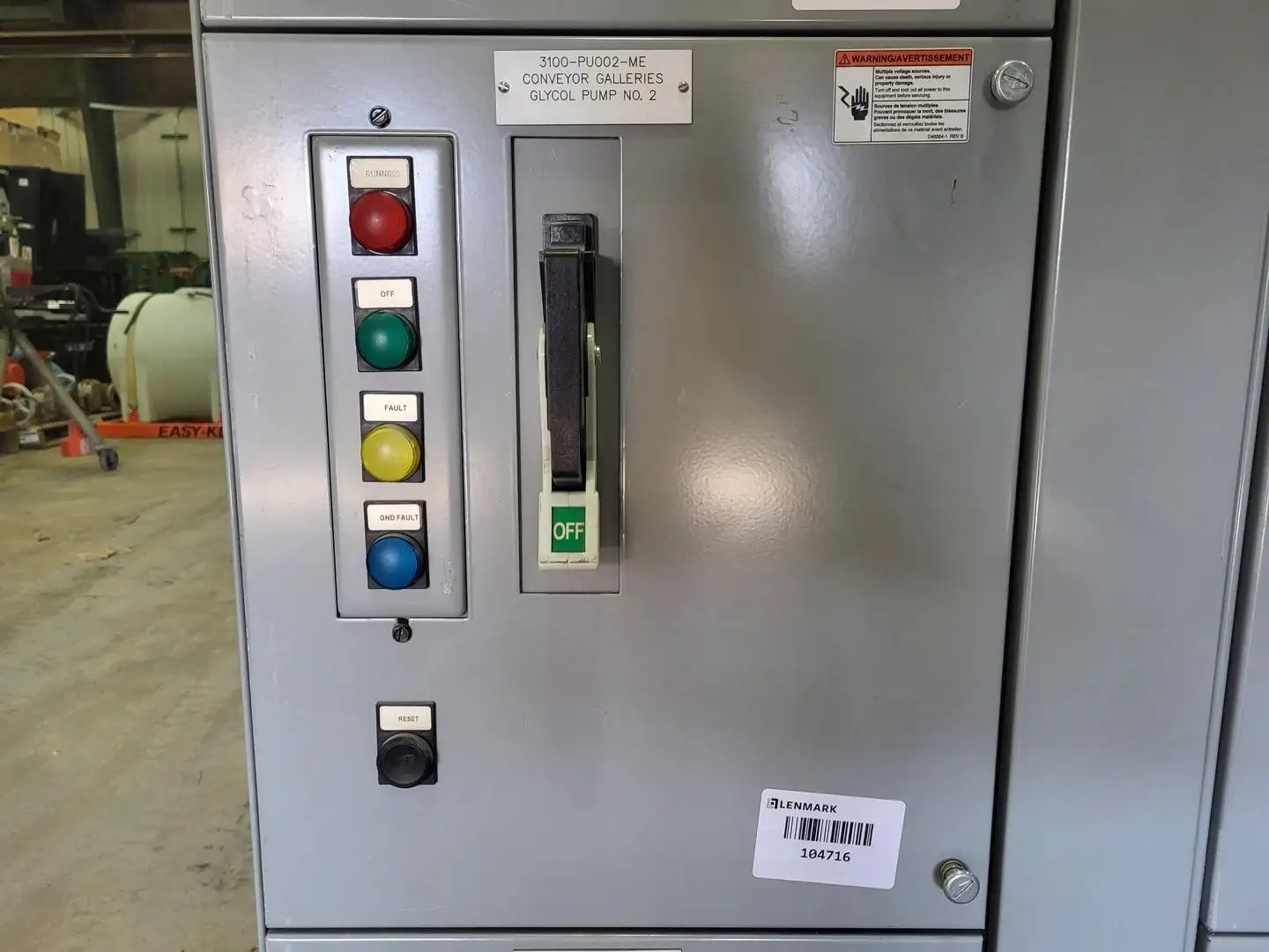 Full Voltage Non-Reversing MCC Bucket Size 1