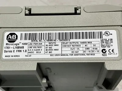 USED ALLEN BRADLEY 1761-L16BWB SER E