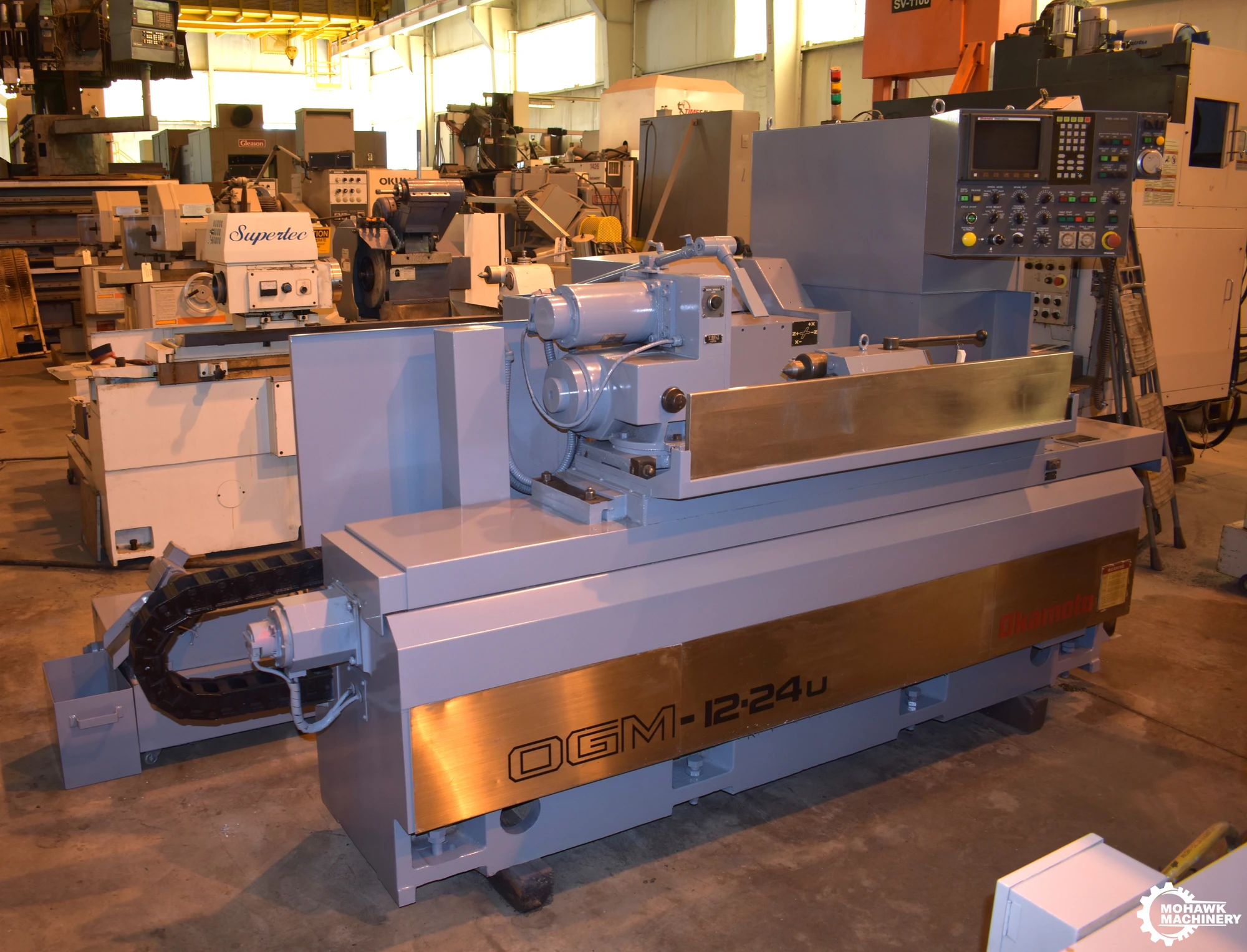 12" x 24" OKAMOTO "OGM-12-24U" CNC UNIVERSAL CYLINDRICAL GRINDER w/FANUC CONTROLS