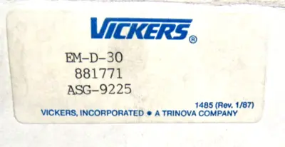 NEW VICKERS EM-D-30 AMPLIFIER BOARD EMD30