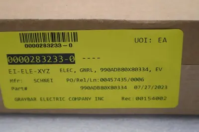 Schneider Electric 990ADB80X334 PLC Modernization KIT NEW IN BOX STOCK G31