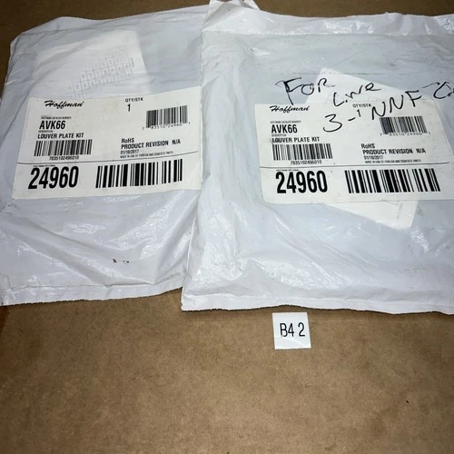 (2) HOFFMAN AVK66 LOVER PLATE KIT 7.88 X 7.50 STEEL FAST SHIPPING! + WARRANTY