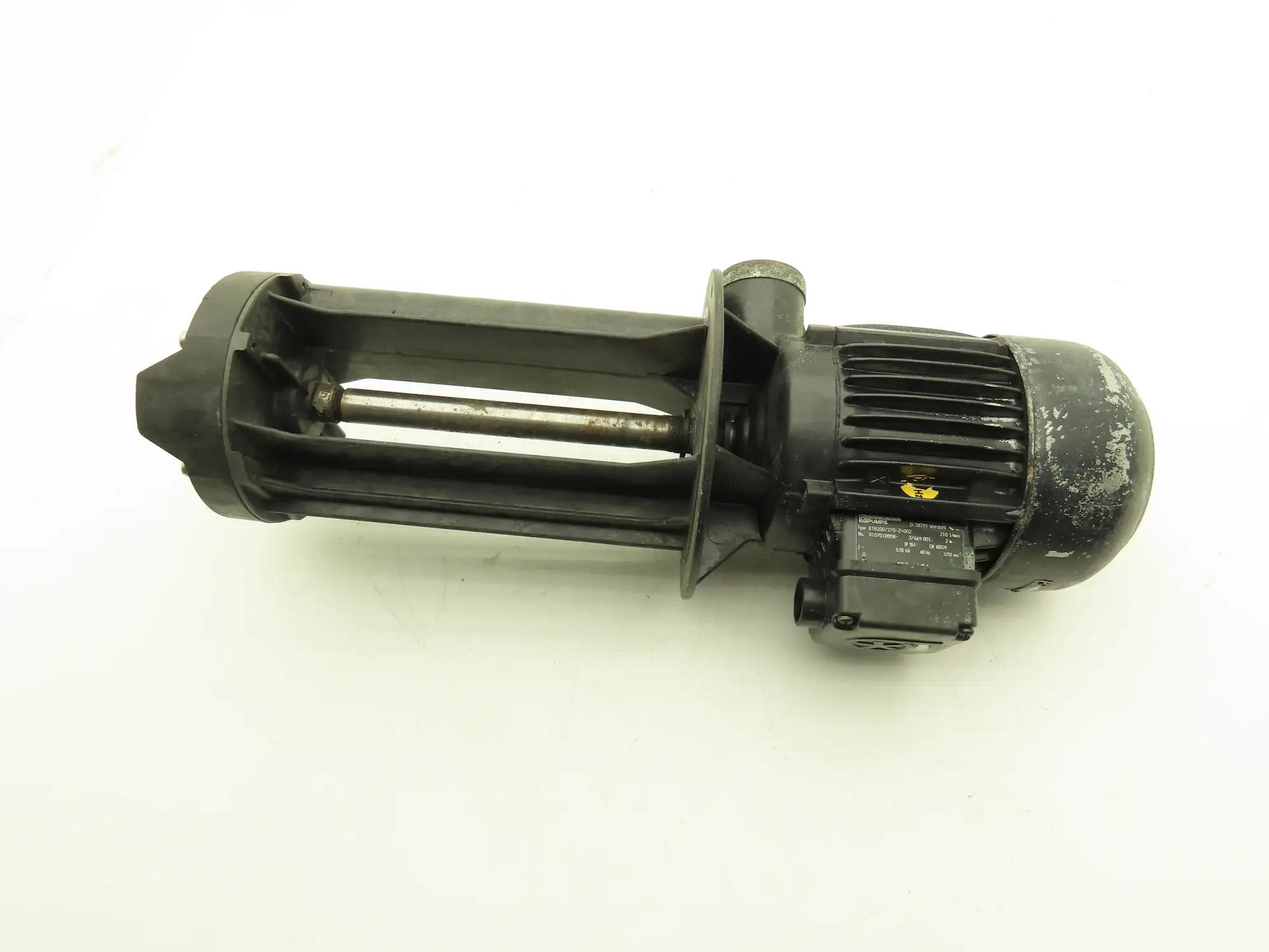 Brinkmann KTB200/270-Z+002 Plastic Immersion Chemical Pump 210 L/min .55kW 480V