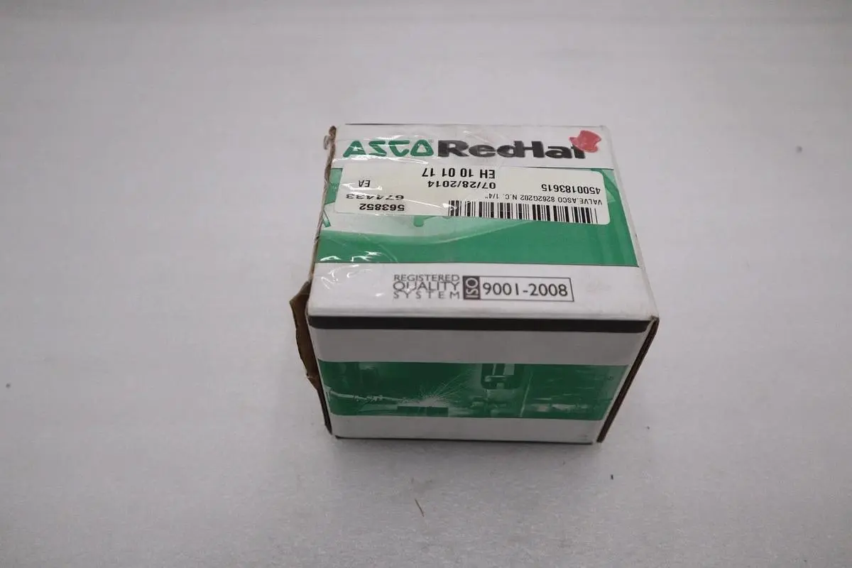 NEW OPEN BOX Asco SC8262H202 120V Ac Solenoid Valve 1/4" Pipe Size STOCK G825A