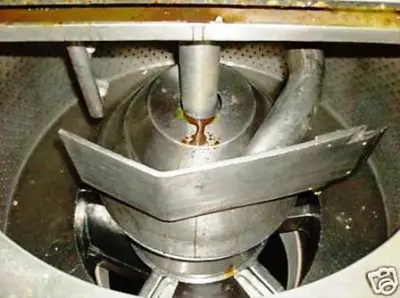 Tolhurst 40 x 24 Batch-Master perforate basket centrifuge, 316SS.