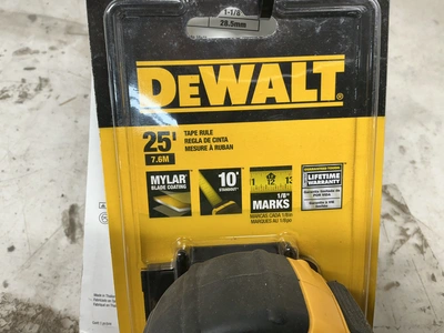 (4) DeWalt 25' Tape Measures