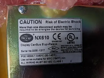 USED FIREYE NX610