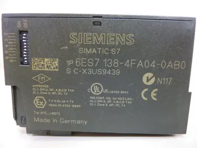 USED SIEMENS 6ES7 138-4FA04-0AB0