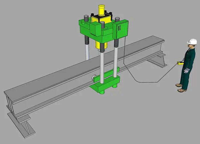 500 Ton Rutil Hydraulic Straightening Press