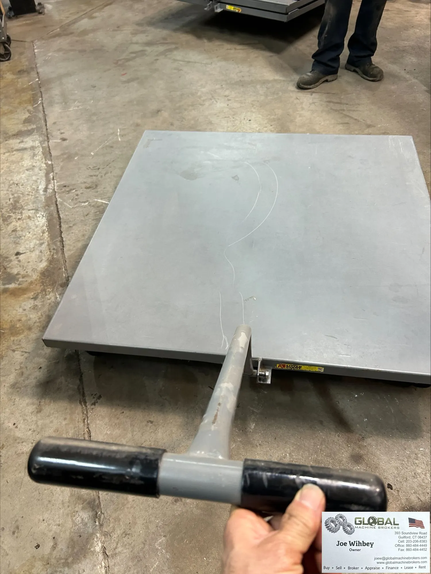 Little Giant PDST-4848-6PHFL Solid Deck Pallet Dolly