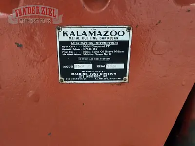 Used KALAMAZOO INDUSTRIES _UNKNOWN_ Horizontal Band Saws Michigan US | Vander Ziel Machinery Sales #482866