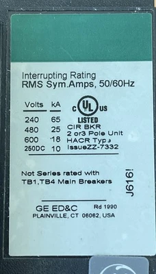 NEW GE THED136100
