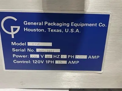 General Form, Fill and Seal Machine with Volumetric Cup Filler