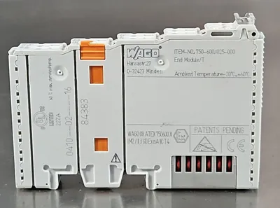 Wago 750-600/025-000 End Module. 3C-18
