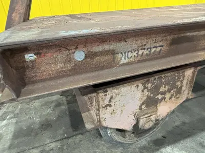 20,000 LBS (10 TON) x 120" x 60" STEEL WITH HARD TIRE TRANSFER CART CAR: STOCK #23237