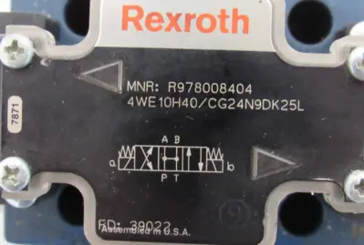 NEW REXROTH R978008404 SOLENOID VALVE 4WE10H40/CG24N9DK25L