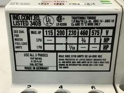 USED KLOCKNER MOELLER PKZM1-1,6