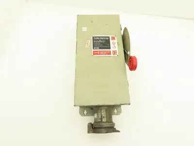 Cutler-Hammer Heavy Duty Safety Switch Enclosure 60A 600V 3Ph Nema 12