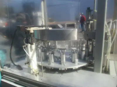 Automatic Rotary Liquid filling machine, 16 station