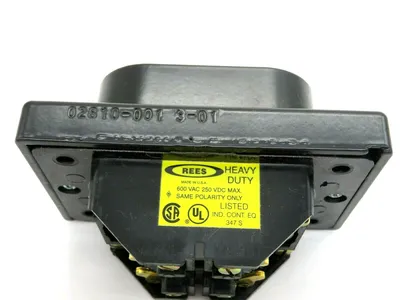 NEW REES 02810001 1 3/8 PLASTIC FLUSH BLK-BLK
