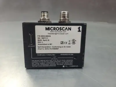 USED Microscan FIS-0820-0002G Rev J Scanner Module