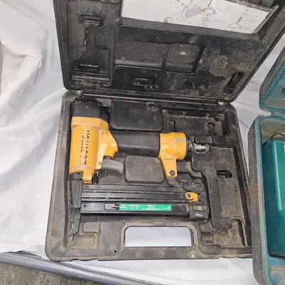 Makita Impact Driver Kit, 2 Batteries, charger and Bostich Air Crown Stapler