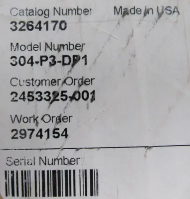 NEW DELTECH 304-P3-DP1 FILTER 304P3DP1 3264170