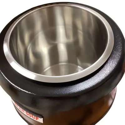 Compass Black Steel 10L Electric Soup Kettle