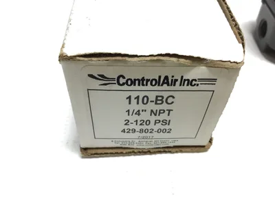 ControlAir 429-802-002 – 110-BC Pressure Reducing Valve 1/4″NPT Range 2-120 PSI