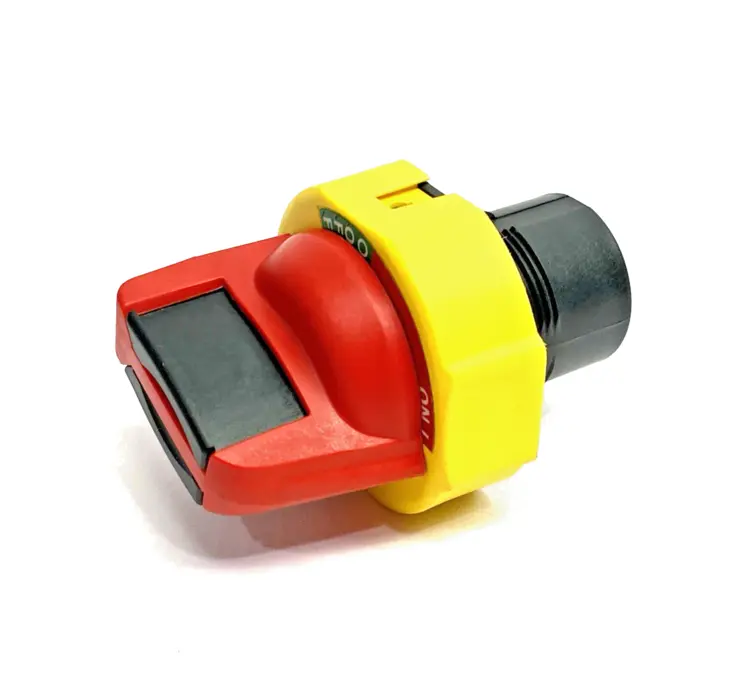 Used ALLEN-BRADLEY SER. A ROTARY DISCONNECT SWITCH HANDLE RED/YELLOW Disconnects | Maverick Industrial Sales #1100361