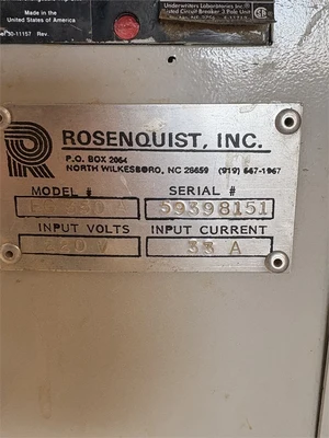 Used ROSENQUIST "BG 350 A" Folder/Gluer Machines Texas US | MachineryMax #1316261
