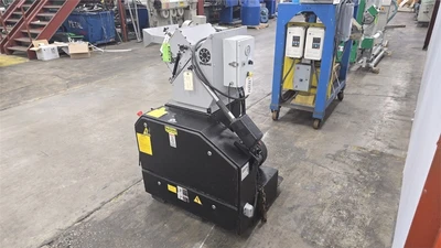 8" x 14" Rapid Model F-14 Granulator w/ In-Line Roll Feed System, 7.5 HP