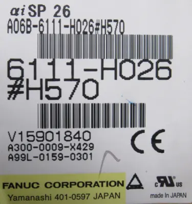 NEW FANUC A06B-6111-H026#H570 SPINDLE DRIVE A06B6111H026H570