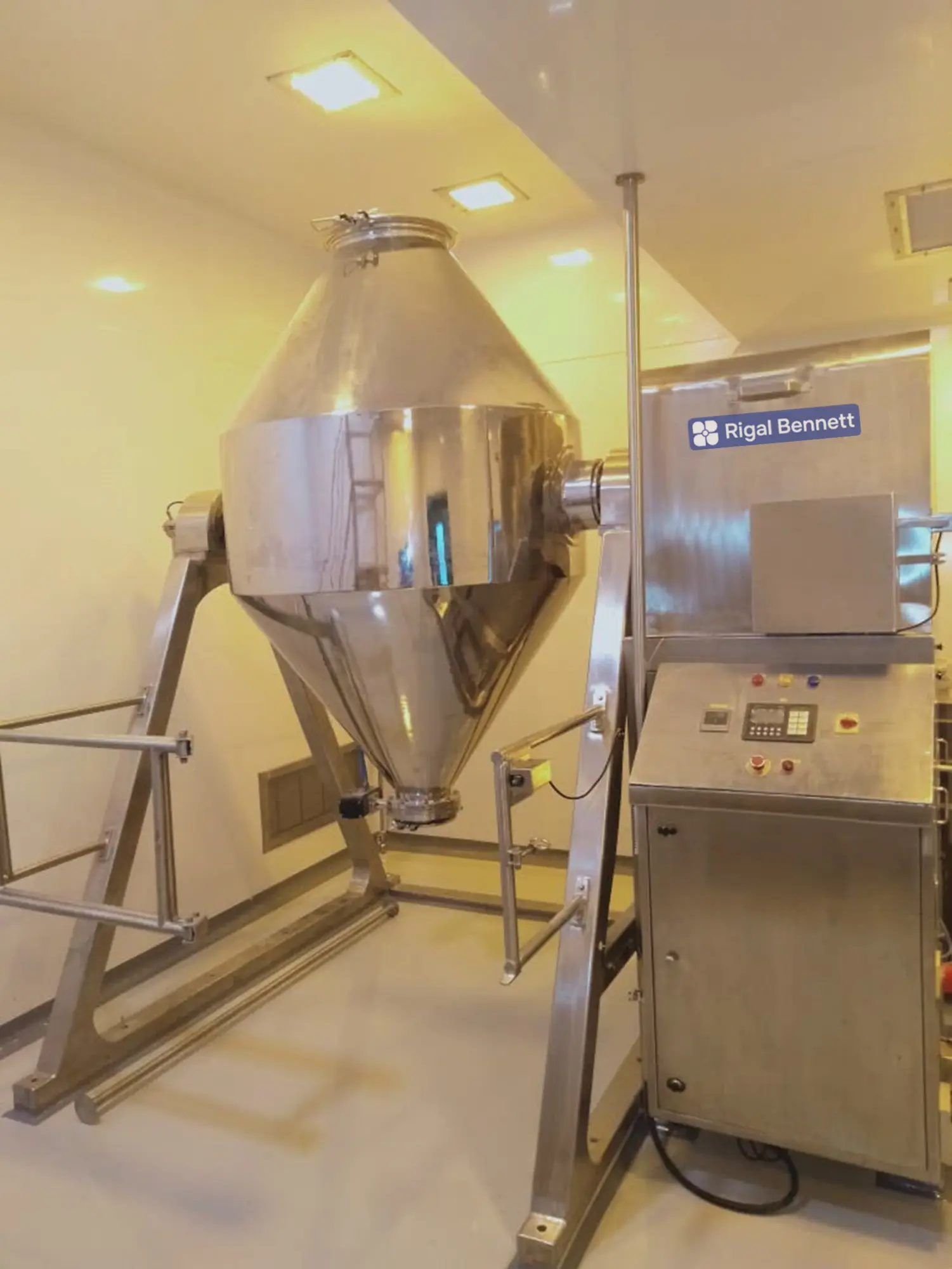 850 L RB S/S Double Cone Mixer