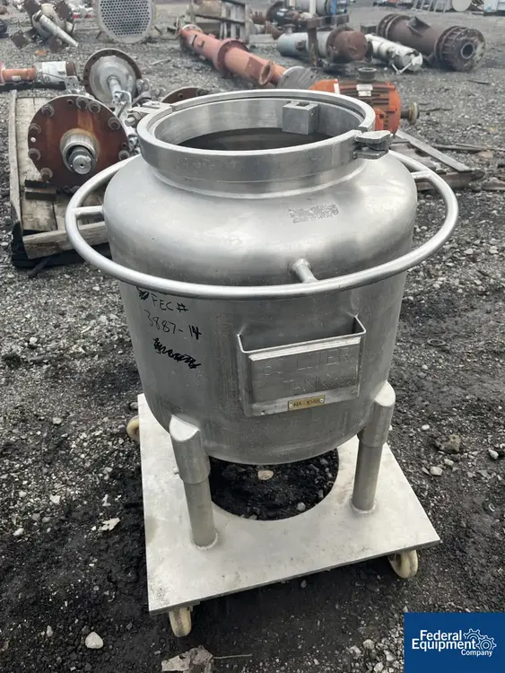 Used Unknown 60 Liter Stainless Steel Tank, Portable Stainless Steel Tanks Ohio US | Federal Equipment Company #126536