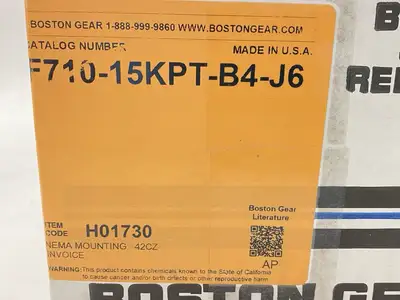 New | in-Stock Boston Gear 700 Series Worm Gear Speed Reducer 15:1 Speed Reducers Michigan US | Maverick Industrial Sales #1400023