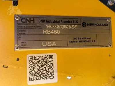 New | in-Stock 2025 NEW HOLLAND ROLL-BELT 450 Square Balers Maine US | Beauregard Equipment #1511372